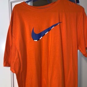 Orange Nike tshirt